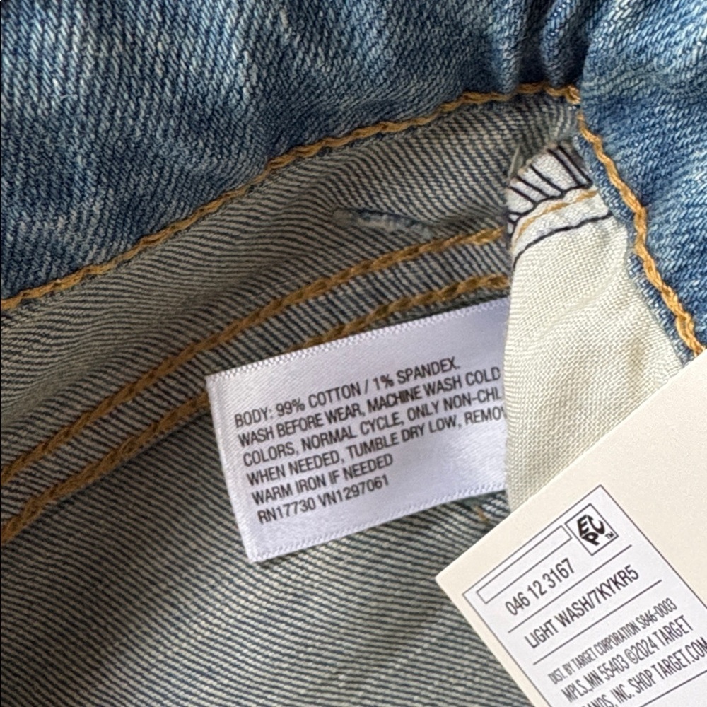 NWT Cat & Jack Boys Straight Jeans Size 6 - Picture 4 of 7